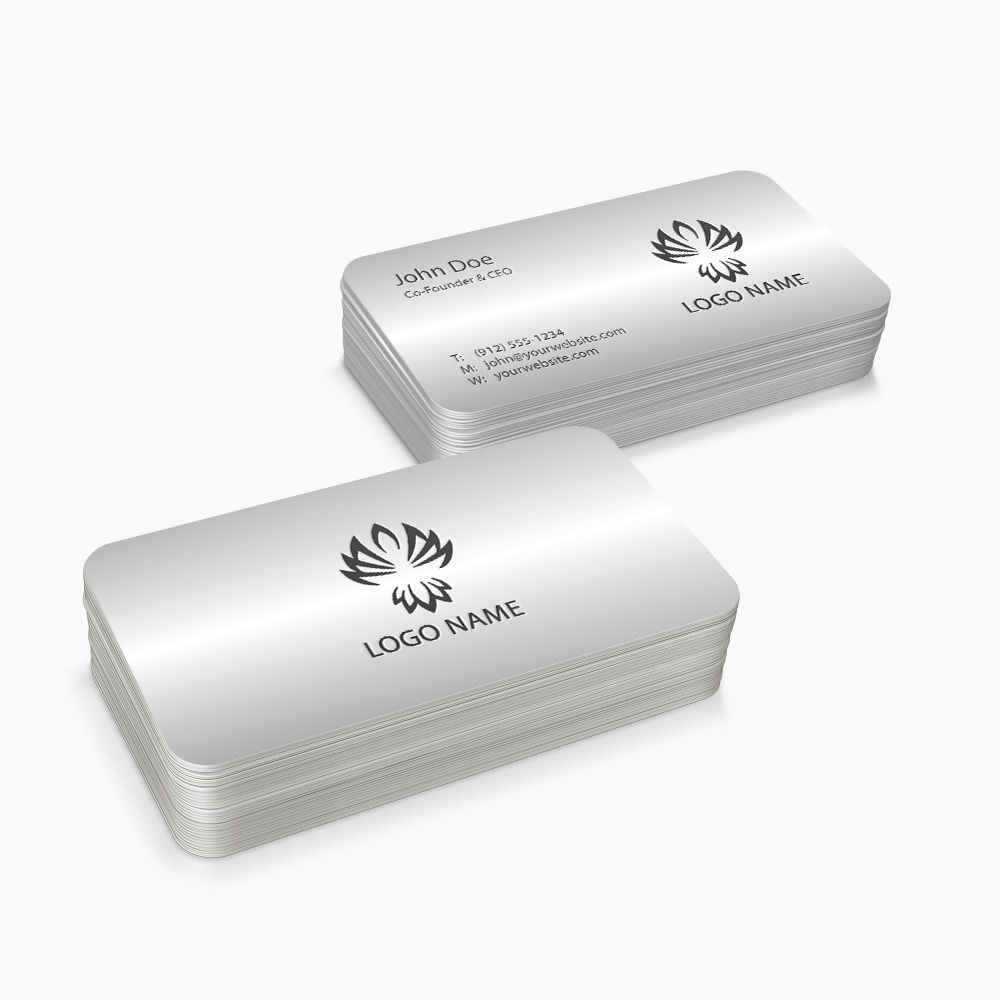 Metallic Business Cards