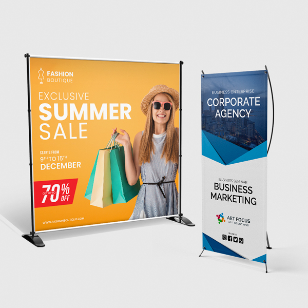 Outdoor Banner Stands