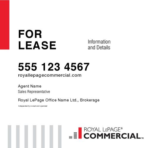 Royal LePage Commercial - 8x8 - Double - White