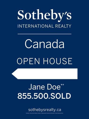 Sotheby's International Realty Sandwich Board  18 x 24 - with Marker Panel
