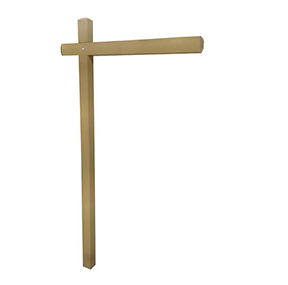 Aluminum Sign Post - Gold Shimmer