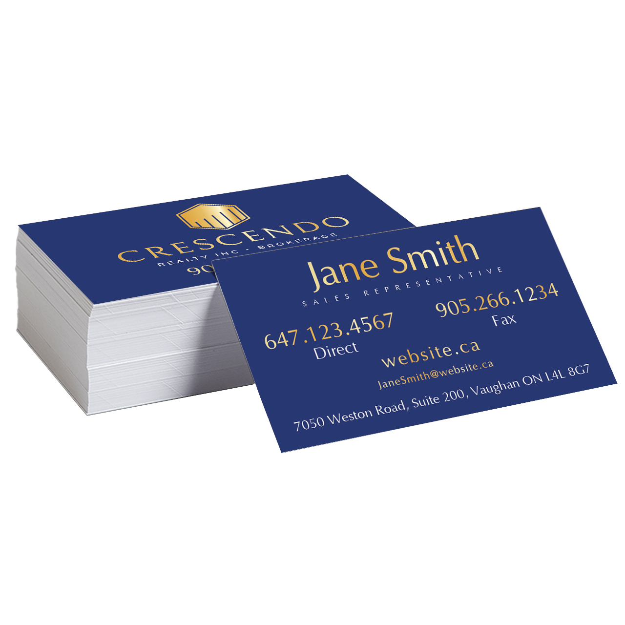 Crescendo Realty Business Cards