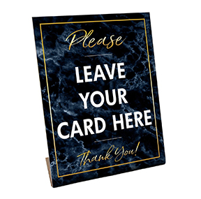 Standup - Please Leave Your Card, Marble