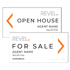 REVEL Realty Directional Signs