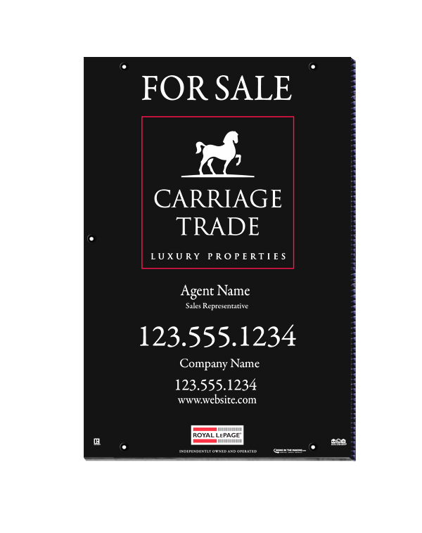 Royal LePage Carriage Trade - For Sale Sign