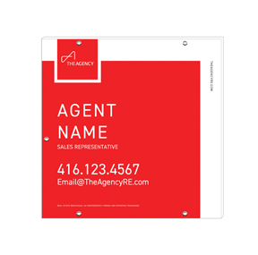 The Agency - For Sale Sign