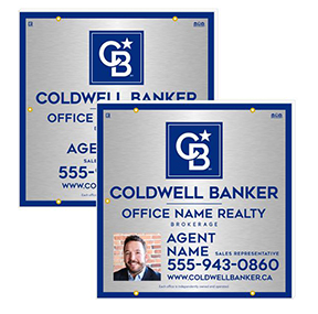Coldwell Banker - For Sale Sign, Silver